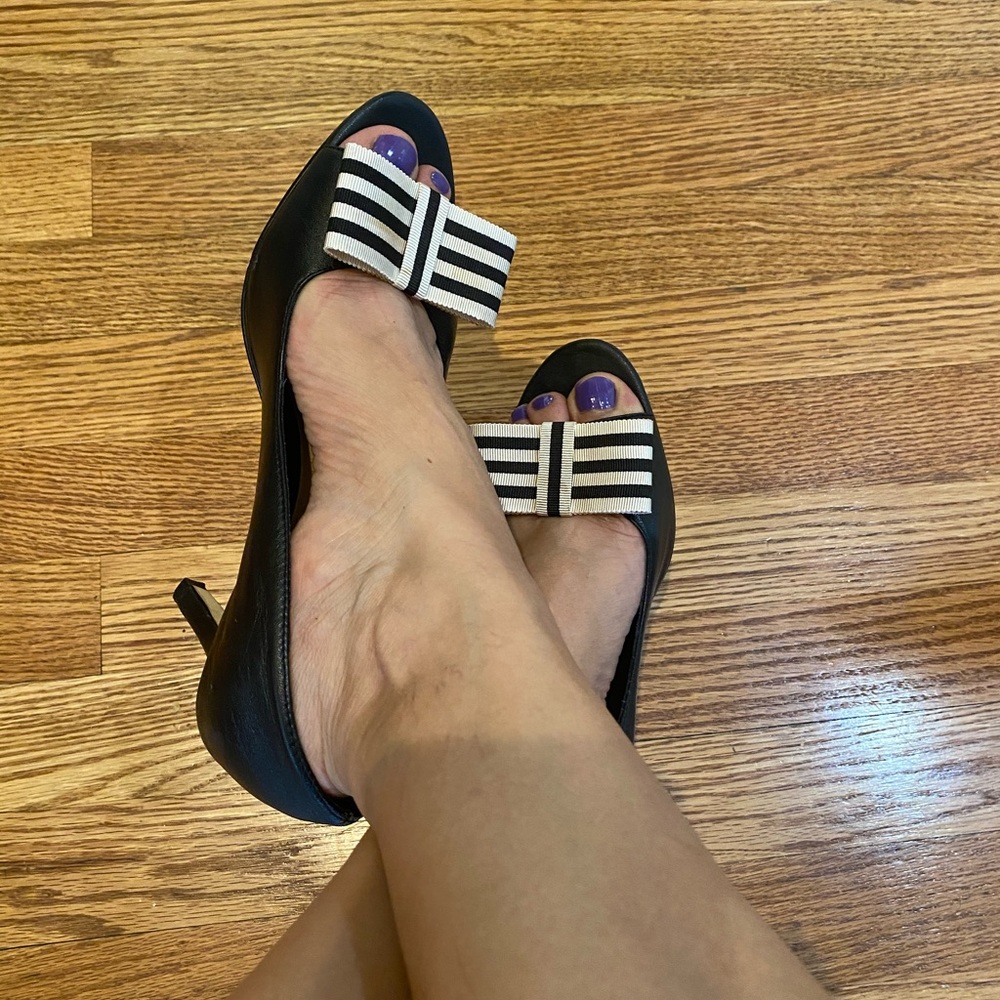 Kate Spade peep toe shoes